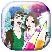 Free play online Vampire Love Story: Cool Coloring Games APK