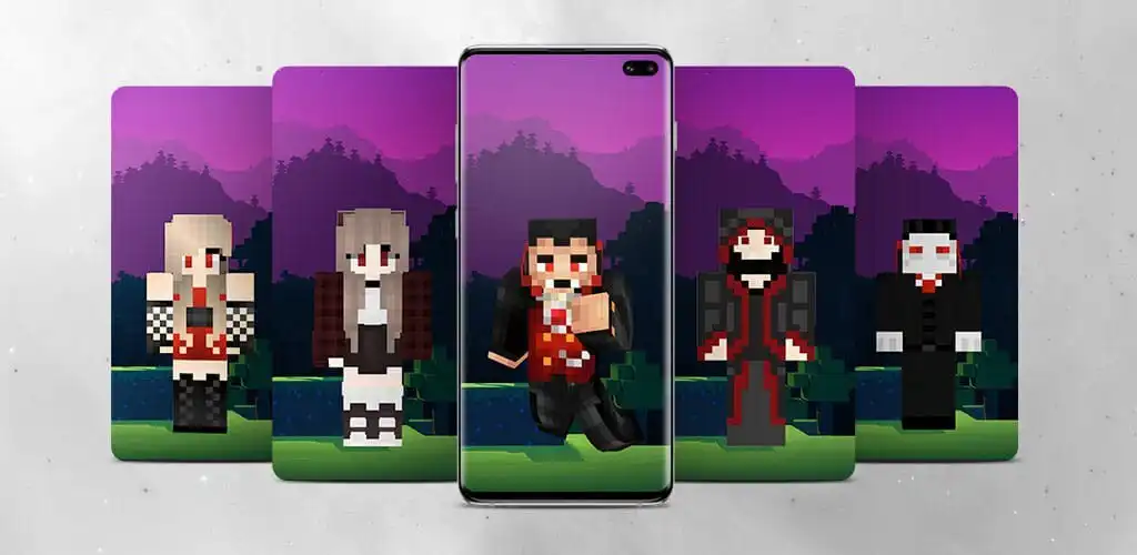 Play Vampire Skin For Minecraft  and enjoy Vampire Skin For Minecraft with UptoPlay