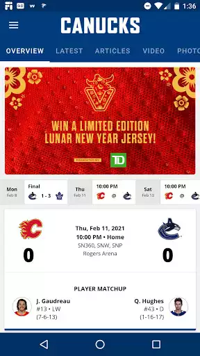Play Vancouver Canucks  and enjoy Vancouver Canucks with UptoPlay