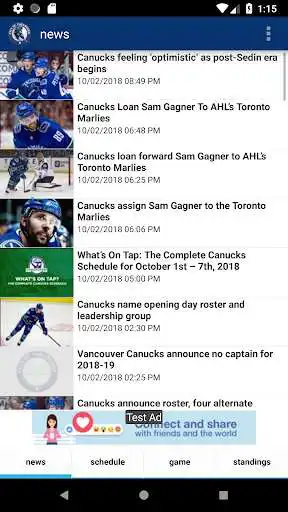 Play Vancouver Hockey - Canucks Edition  and enjoy Vancouver Hockey - Canucks Edition with UptoPlay