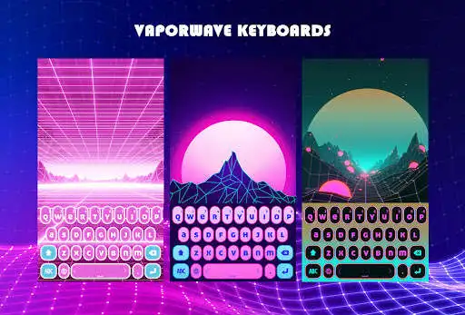 Play Vaporwave Keyboard Themes  and enjoy Vaporwave Keyboard Themes with UptoPlay