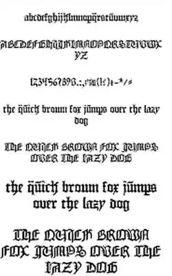 Play various fonts for flipfont are written