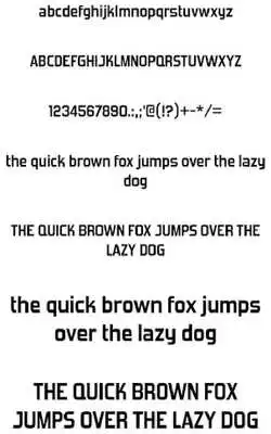 Play various fonts for flipfont are written