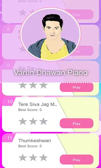 Play Varun Dhawan Piano Tiles Games as an online game Varun Dhawan Piano Tiles Games with UptoPlay