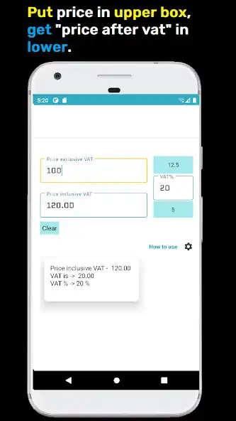 Play Vat Calculator - Quick  and enjoy Vat Calculator - Quick with UptoPlay