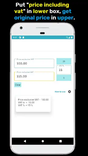 Play Vat Calculator - Quick as an online game Vat Calculator - Quick with UptoPlay