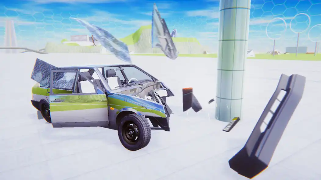 Play VAZ Crash Test Simulator 2 as an online game VAZ Crash Test Simulator 2 with UptoPlay