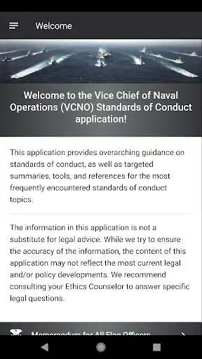 Play VCNO Standards of Conduct