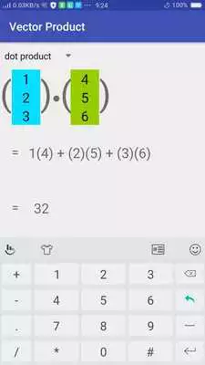 Play Vectors: Dot and Cross Product as an online game Vectors: Dot and Cross Product with UptoPlay