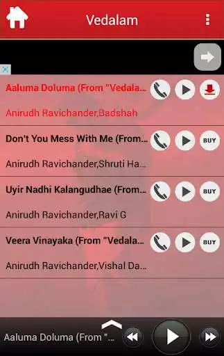 Play VedalamTamil movie songs