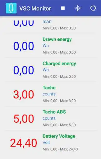 Play APK Vedder ESC - Monitor  and enjoy Vedder ESC - Monitor with UptoPlay de.solarturtle.vedder_monitor