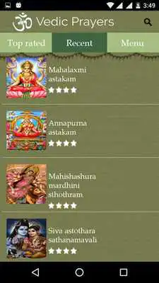 Play Vedic Prayers