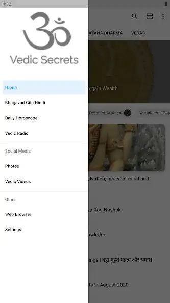 Play Vedic Secrets as an online game Vedic Secrets with UptoPlay