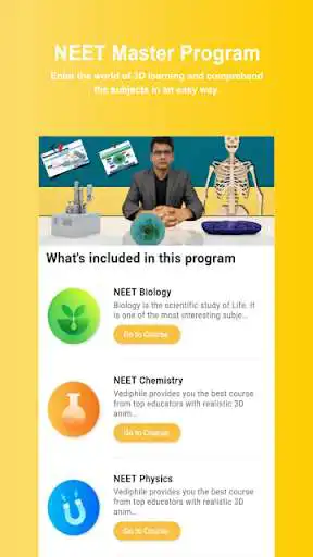 Play Vediphile: NEET, NCERT Solutions, CBSE 3D Learning as an online game Vediphile: NEET, NCERT Solutions, CBSE 3D Learning with UptoPlay