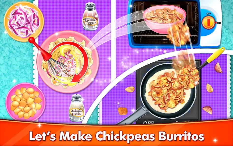 Play Vegan Food Cooking Game as an online game Vegan Food Cooking Game with UptoPlay
