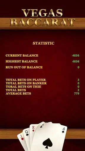 Play Vegas Baccarat as an online game Vegas Baccarat with UptoPlay