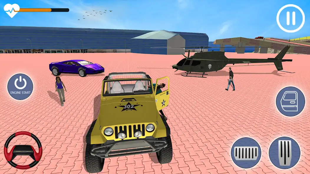 Play Vegas City Crime Simulator 3D as an online game Vegas City Crime Simulator 3D with UptoPlay