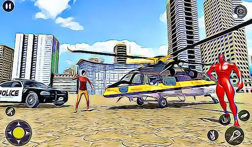 Play Vegas Flying Rope Hero - Real Gangster Crime Game  and enjoy Vegas Flying Rope Hero - Real Gangster Crime Game with UptoPlay
