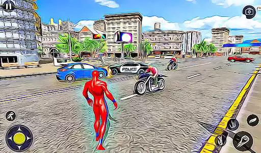 Play Vegas Flying Rope Hero - Real Gangster Crime Game as an online game Vegas Flying Rope Hero - Real Gangster Crime Game with UptoPlay