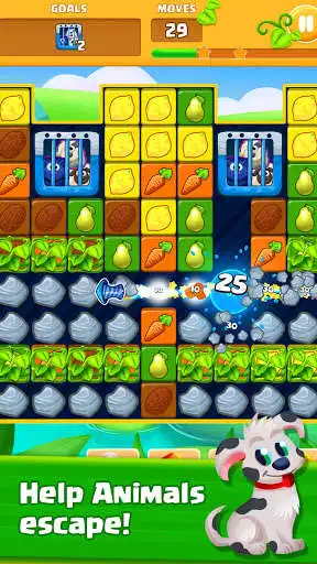 Play Vege Farm Match - Collect Vegetables & Fruits  and enjoy Vege Farm Match - Collect Vegetables & Fruits with UptoPlay