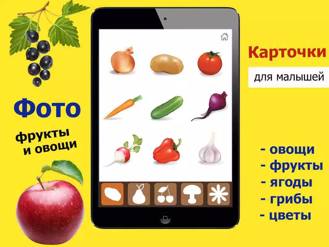 Play Vegetables and fruits for kids