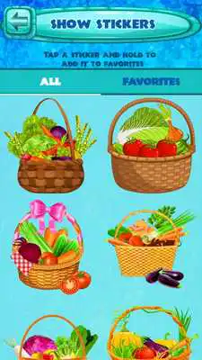 Play Vegetable Stickers Play Vegetable Stickers
