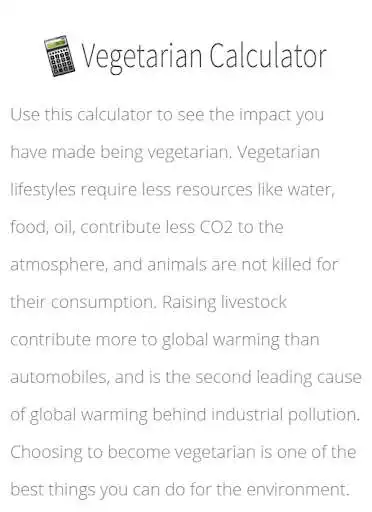 Play Vegetarian Calculator  and enjoy Vegetarian Calculator with UptoPlay