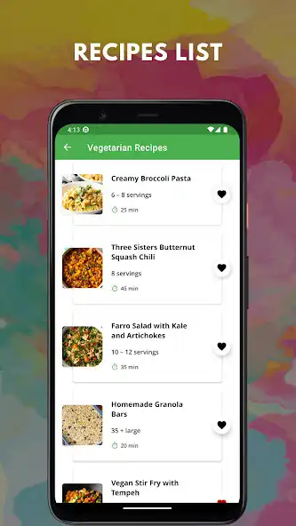 Play Vegetarian Recipes Offline App as an online game Vegetarian Recipes Offline App with UptoPlay