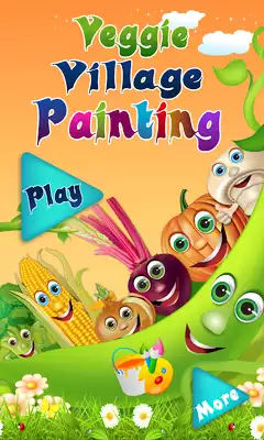 Play Veggie Village Painting