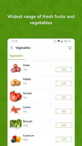 Play VegiFroo - Online Fruits & Vegetables Shopping App as an online game VegiFroo - Online Fruits & Vegetables Shopping App with UptoPlay