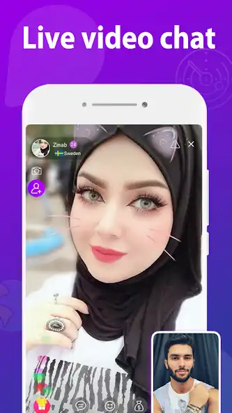 Play VegoLive - Live video chat with friends  and enjoy VegoLive - Live video chat with friends with UptoPlay