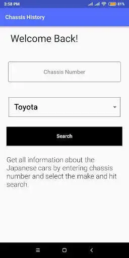Play APK Vehicle Chassis Number Checker  and enjoy Vehicle Chassis Number Checker with UptoPlay seerbytes.com.chassisapp