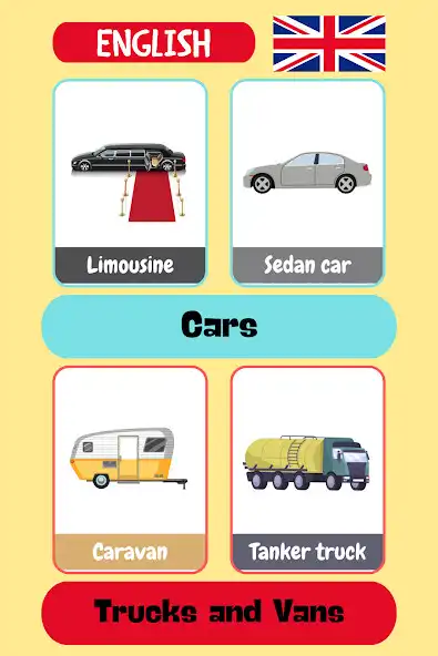 Play Vehicle Flashcards  and enjoy Vehicle Flashcards with UptoPlay
