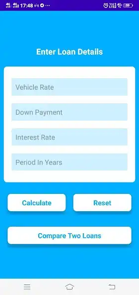 Play Vehicle Loan EMI Calculator as an online game Vehicle Loan EMI Calculator with UptoPlay