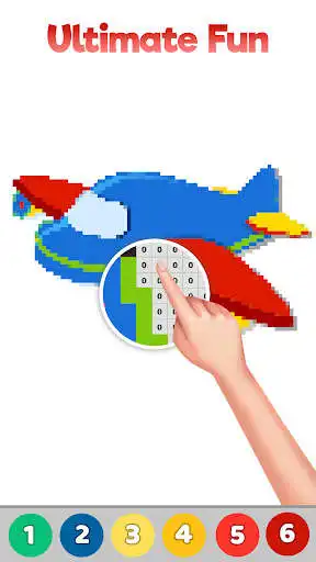 Play Vehicles Pixel Color by Number as an online game Vehicles Pixel Color by Number with UptoPlay