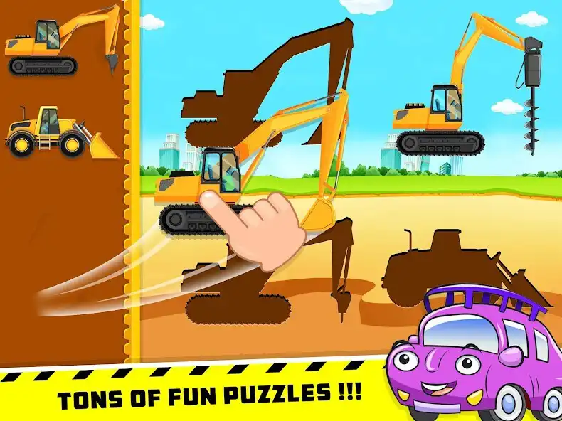 Play Vehicles Puzzles For Kids as an online game Vehicles Puzzles For Kids with UptoPlay