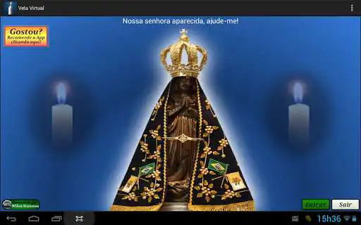 Play Vela Virtual - Nsra Aparecida  and enjoy Vela Virtual - Nsra Aparecida with UptoPlay