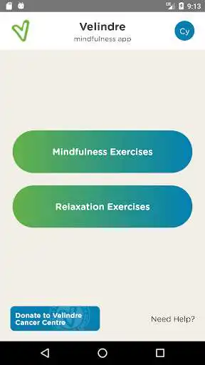 Play Velindre Mindfulness App as an online game Velindre Mindfulness App with UptoPlay