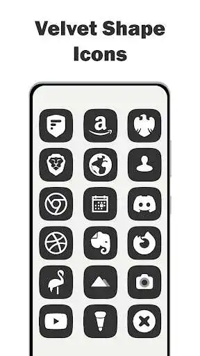 Play Velvet Dark - Icon Pack  and enjoy Velvet Dark - Icon Pack with UptoPlay