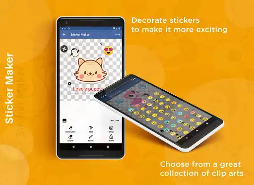 Play Vemoji Sticker Maker as an online game Vemoji Sticker Maker with UptoPlay