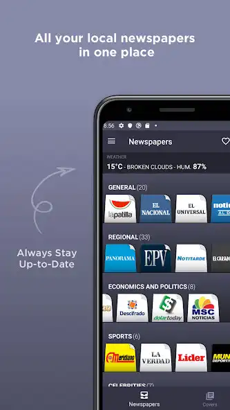Play Venezuelan Newspapers  and enjoy Venezuelan Newspapers with UptoPlay