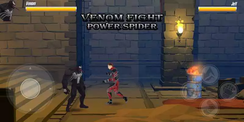Play Venom Fight Spider the power man Play Venom Fight Spider the power man