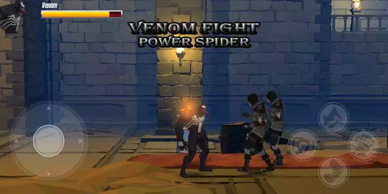 Play Venom Fight Spider the power man Play Venom Fight Spider the power man