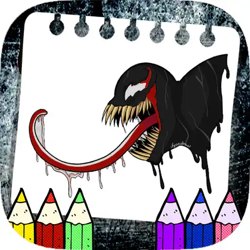 Play venom hero coloring spider APK