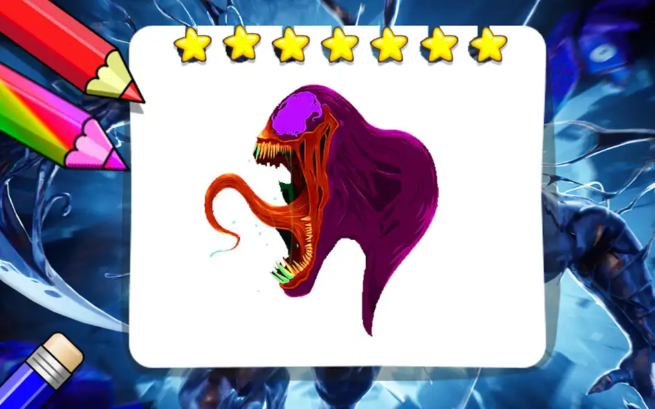 Play venom hero coloring spider  and enjoy venom hero coloring spider with UptoPlay