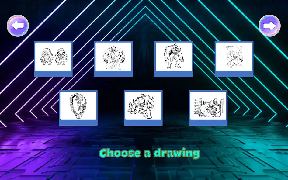Play venom hero coloring spider as an online game venom hero coloring spider with UptoPlay
