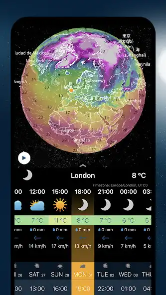 Rabar Line Ventusky: Weather Maps Radar online game with UptoPlay