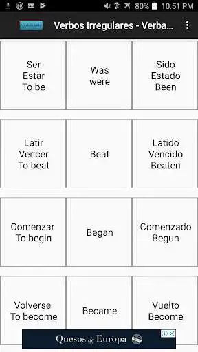 Play Verbalizado - Verbos Irregulares  and enjoy Verbalizado - Verbos Irregulares with UptoPlay