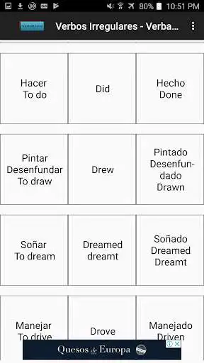 Play Verbalizado - Verbos Irregulares as an online game Verbalizado - Verbos Irregulares with UptoPlay