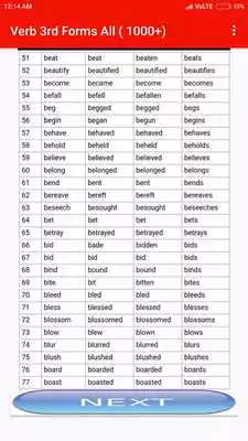Play Verb Forms All(1000+)